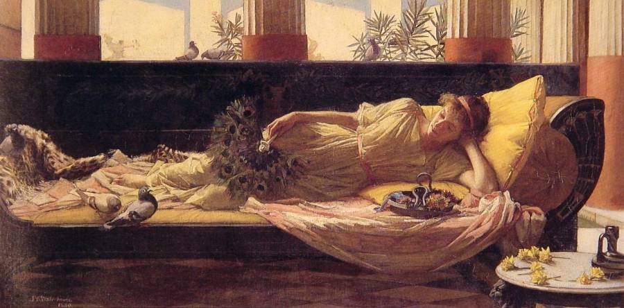 Waterhouse John William - Dolce Far Niente.jpg